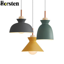 Load image into Gallery viewer, Horsten Nordic  Modern Colorful  Metal Lampshade Pendant Lamp