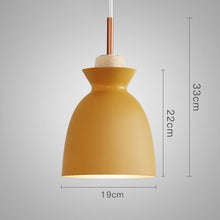 Load image into Gallery viewer, Horsten Nordic  Modern Colorful  Metal Lampshade Pendant Lamp