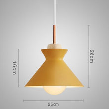 Load image into Gallery viewer, Horsten Nordic  Modern Colorful  Metal Lampshade Pendant Lamp