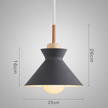 Load image into Gallery viewer, Horsten Nordic  Modern Colorful  Metal Lampshade Pendant Lamp