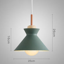 Load image into Gallery viewer, Horsten Nordic  Modern Colorful  Metal Lampshade Pendant Lamp