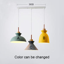 Load image into Gallery viewer, Horsten Nordic  Modern Colorful  Metal Lampshade Pendant Lamp